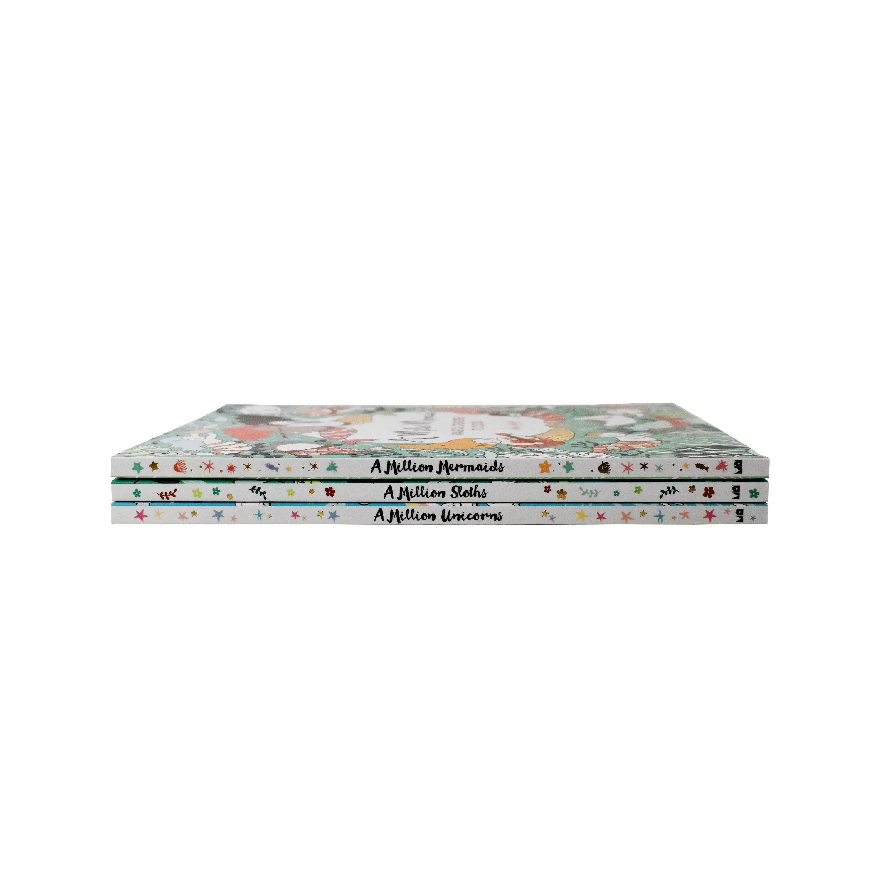 A Million Creatures Unicorn, Sloths and Mermaids to Colour Series 3 Books Collection By Lulu Mayo - Paperback - Age 7-9