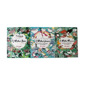 A Million Creatures Unicorn, Sloths and Mermaids to Colour Series 3 Books Collection By Lulu Mayo - Paperback - Age 7-9