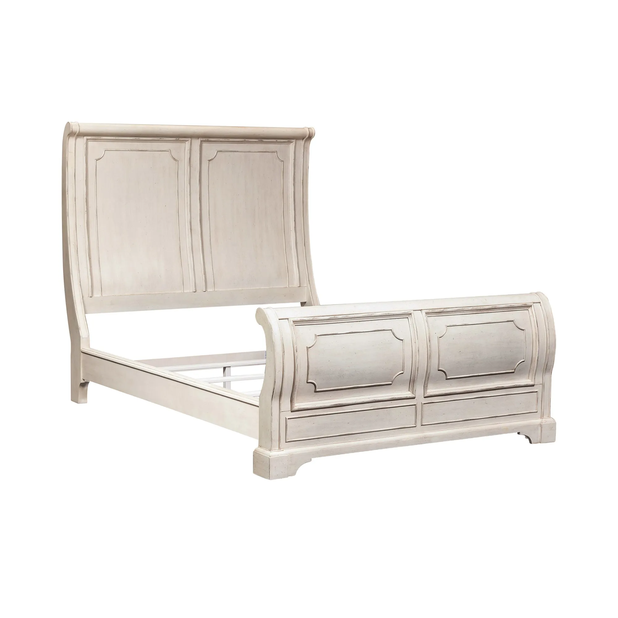 Abbey Road 455W-BR-QSLDMC Queen Sleigh Bed, Dresser & Mirror, Chest