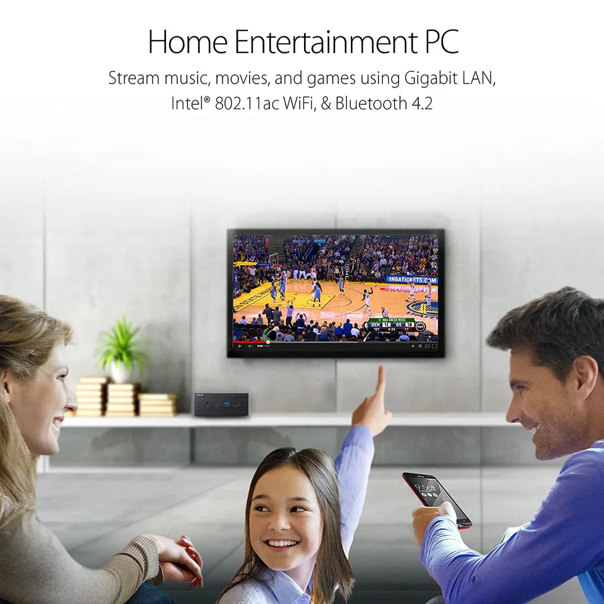 ASUS Mini PC PN60 with Intel Core Processors DDR4 RAM, 4K UHD Support, Wi-Fi and Windows 10