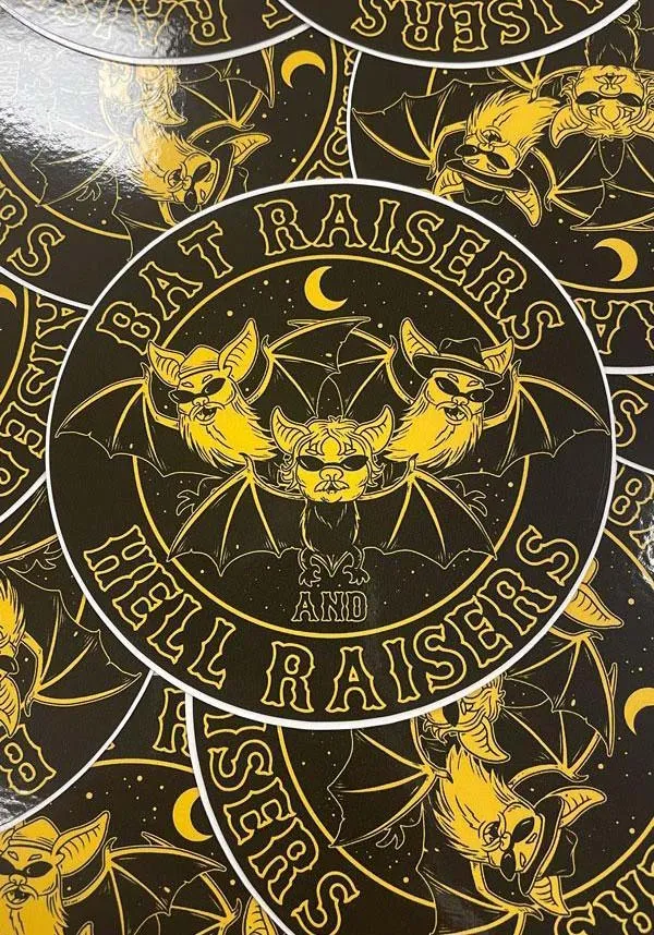 Bat Raisers & Hell Raisers | STONEDEAF CHARITY STICKER