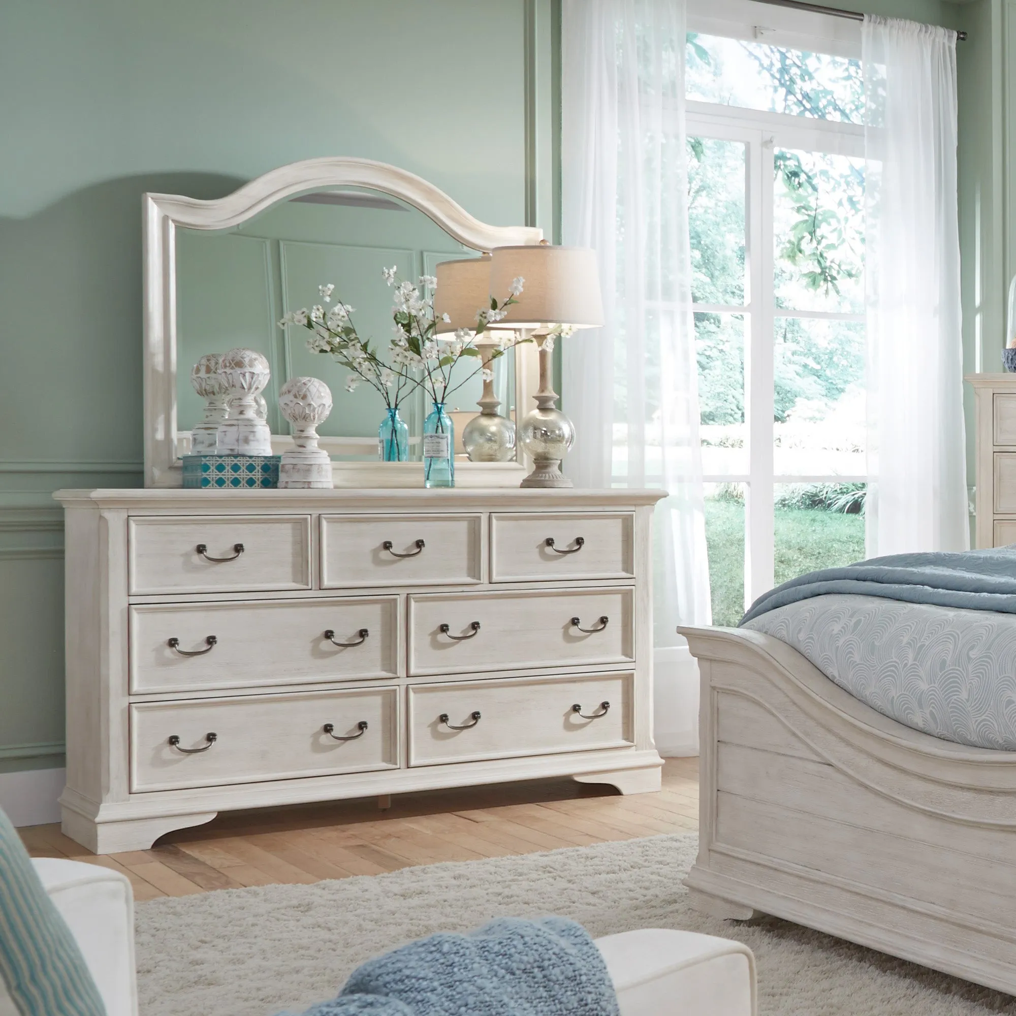 Bayside 249-BR51 Arched Mirror