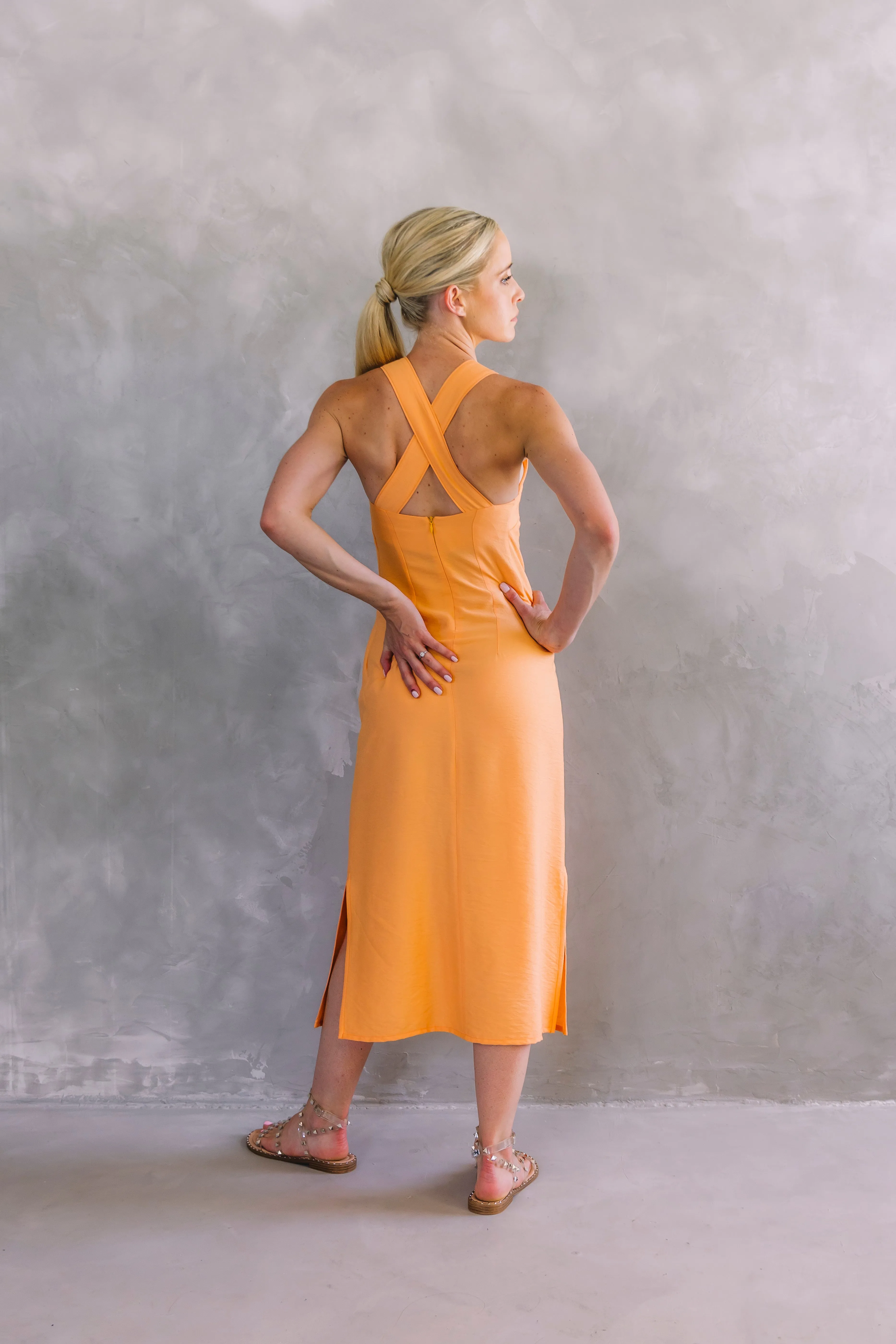Bella Cross Back | Orange