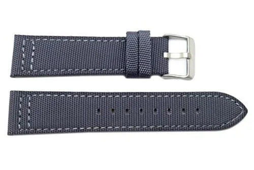 Canvas With Genuine Leather Backing Replacement Watch Band