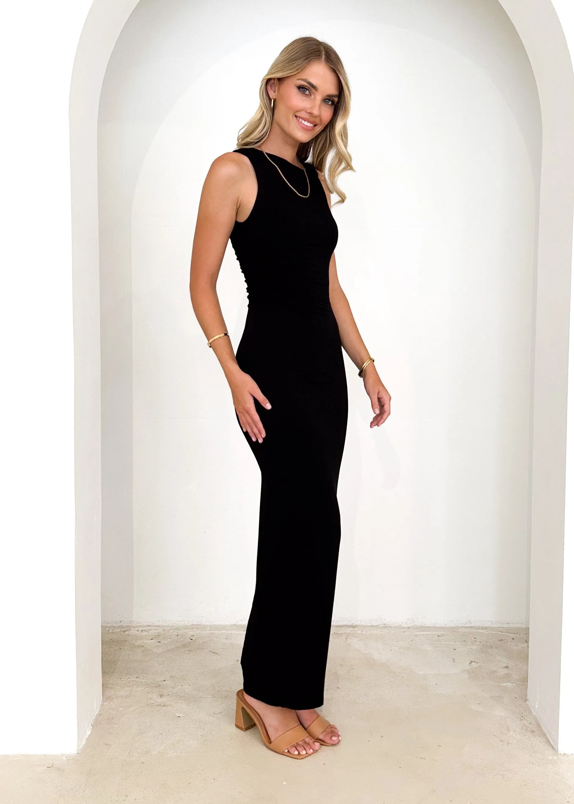 Clearra Maxi Dress - Black