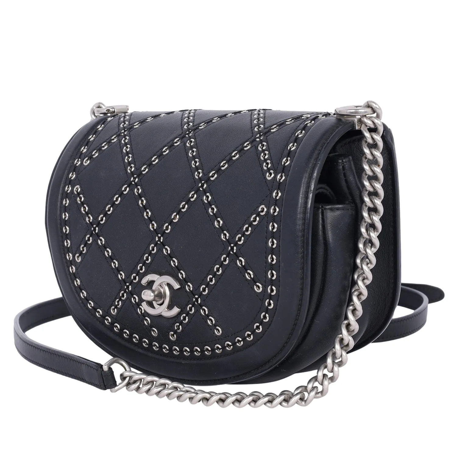Coco Eyelets Flap Bag (Authentic Pre-owned)