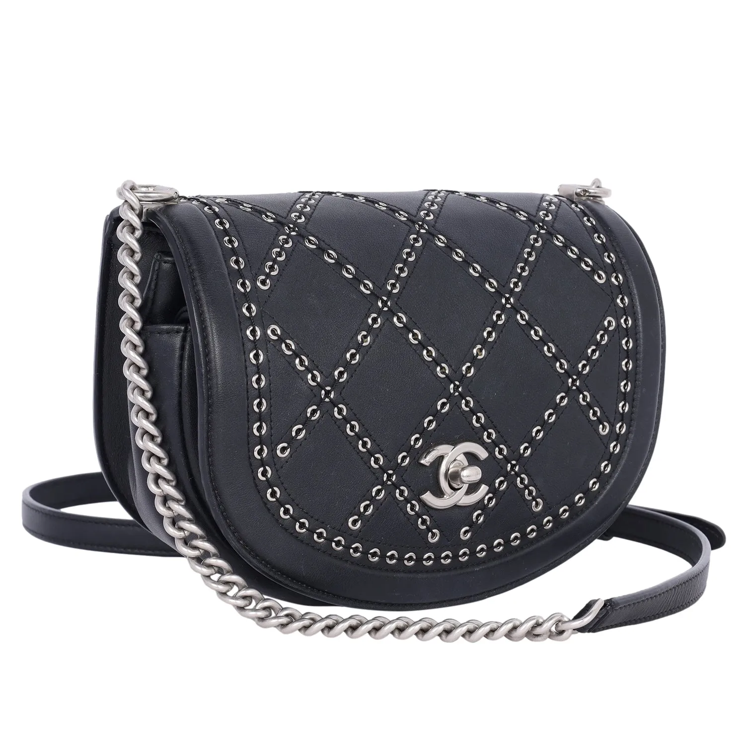 Coco Eyelets Flap Bag (Authentic Pre-owned)