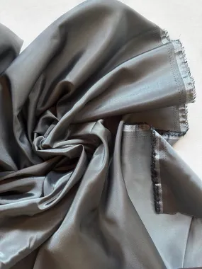 Designer Cupro Two Tone Grey Jacket Lining