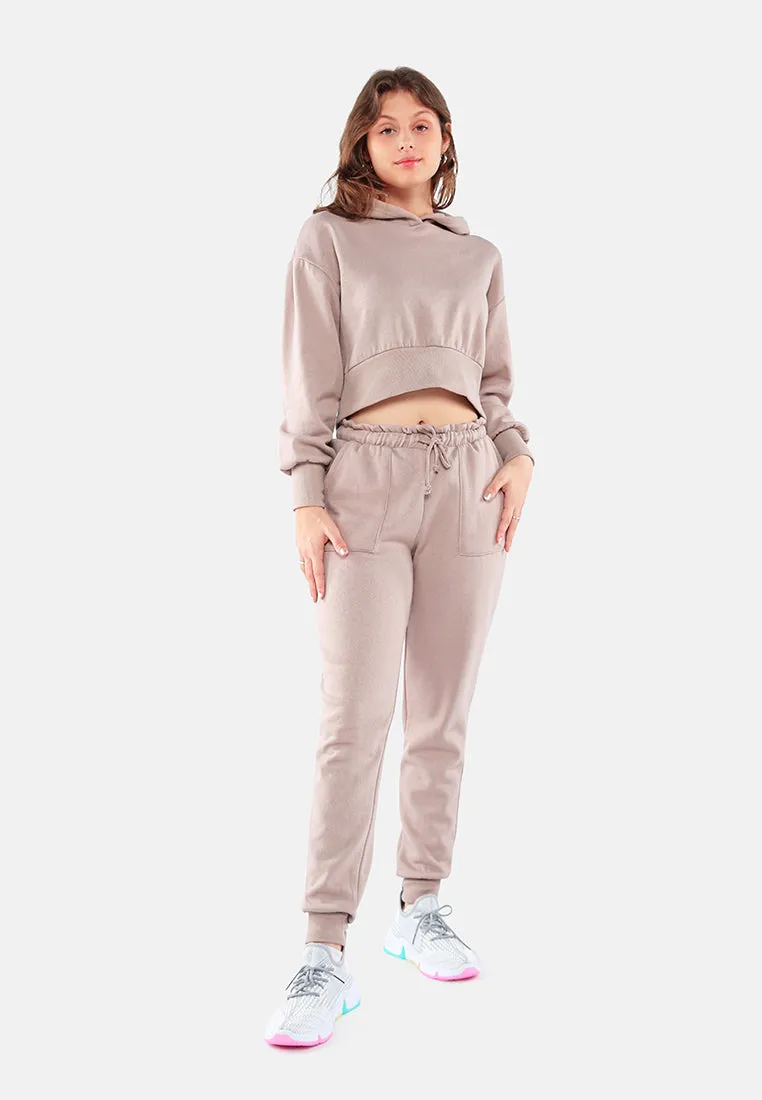 Drawstring Waistband Joggers