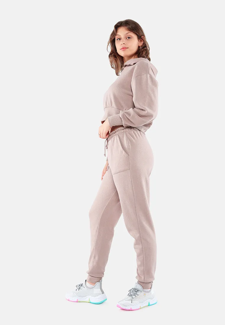 Drawstring Waistband Joggers