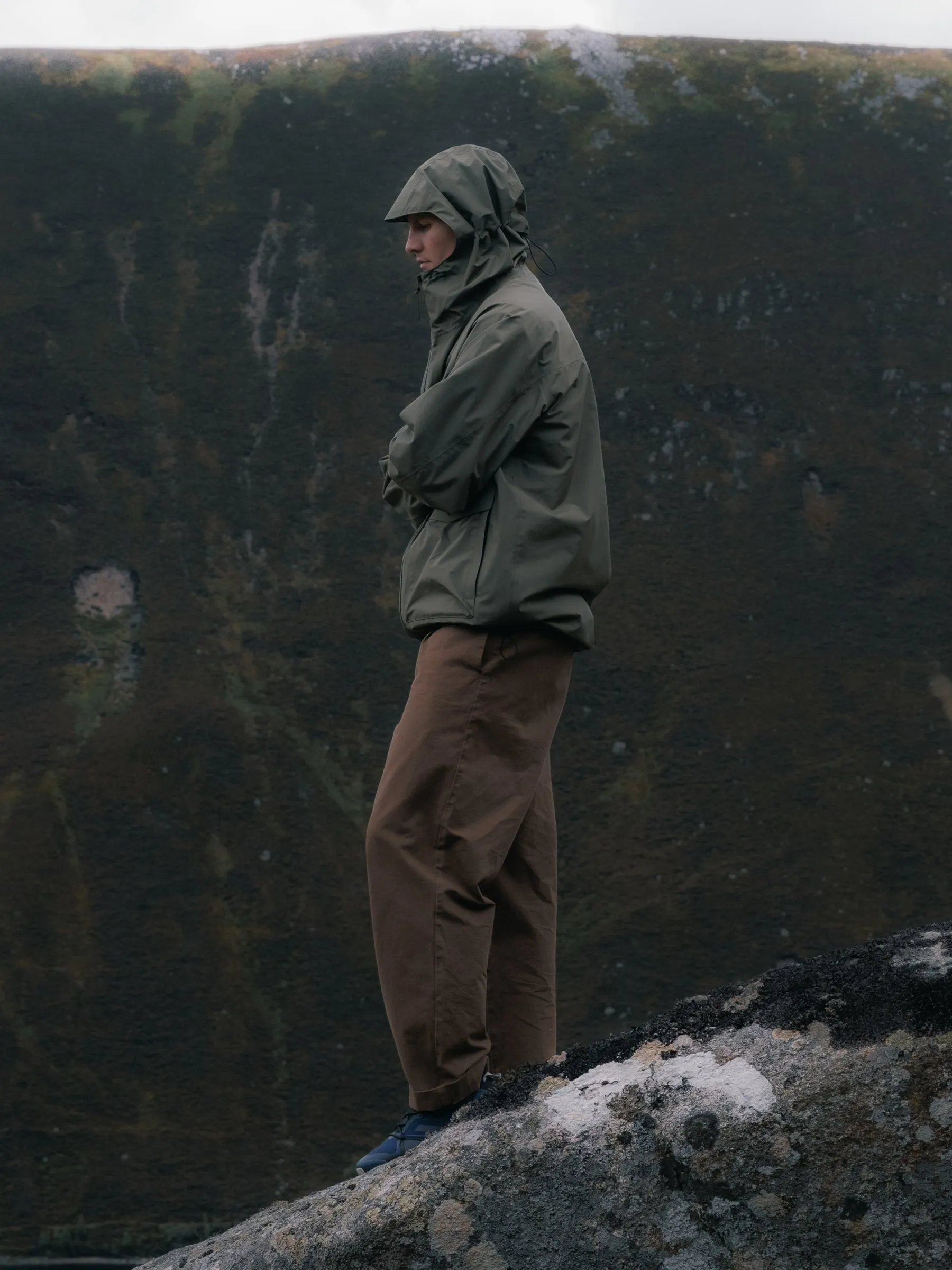 Dunkeld Shell Jacket in Olive 3L Waterproof