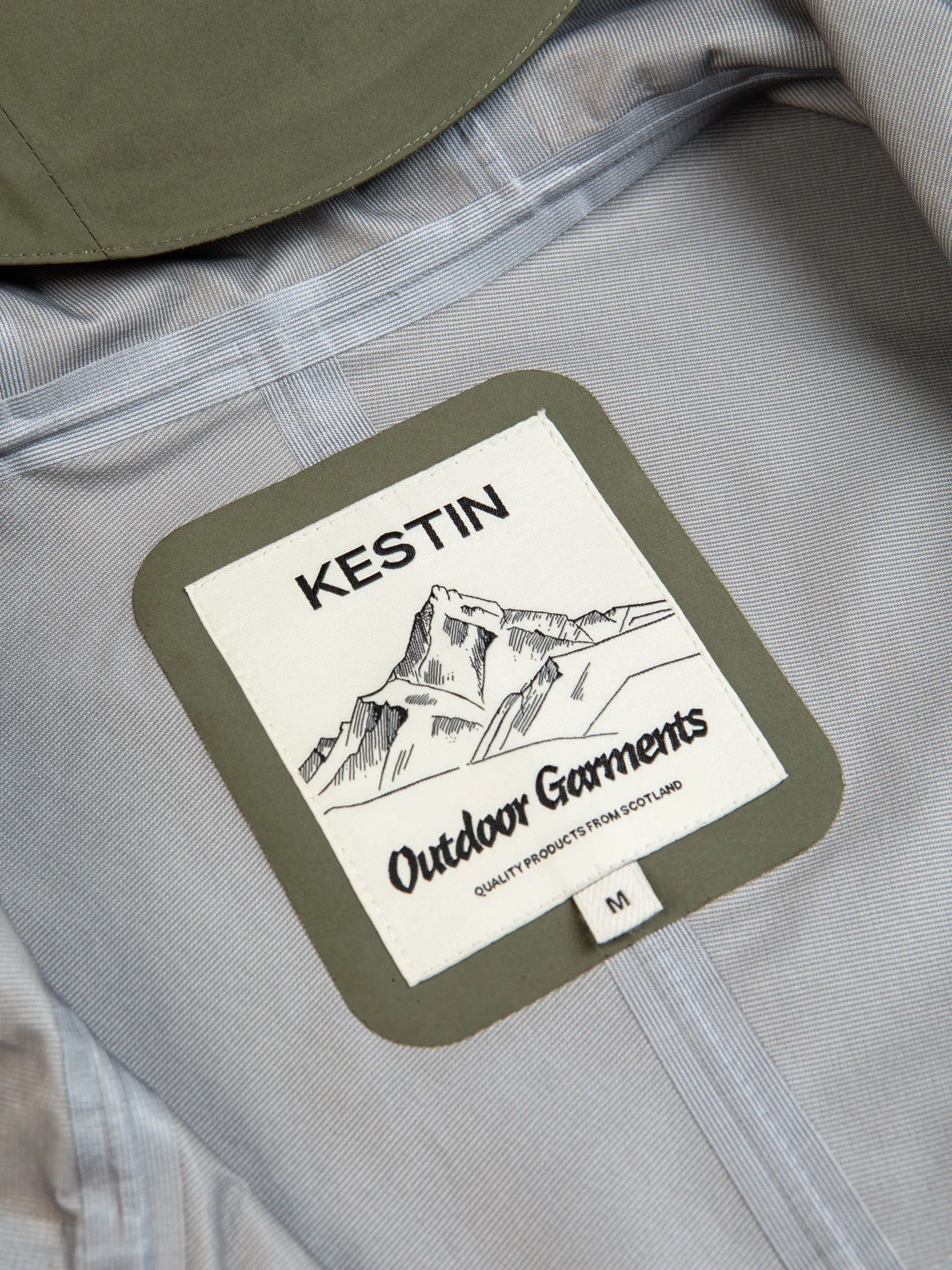 Dunkeld Shell Jacket in Olive 3L Waterproof