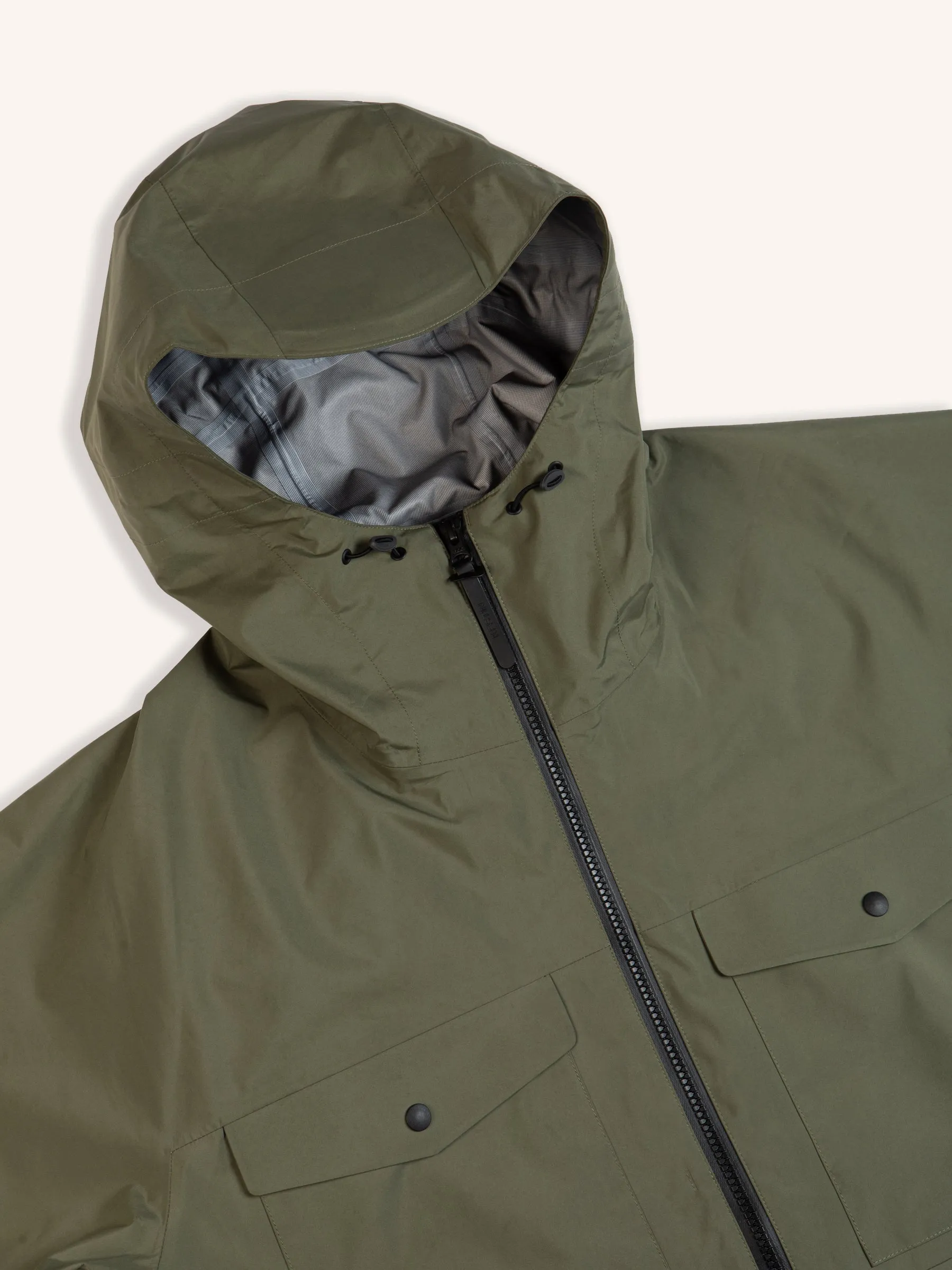 Dunkeld Shell Jacket in Olive 3L Waterproof