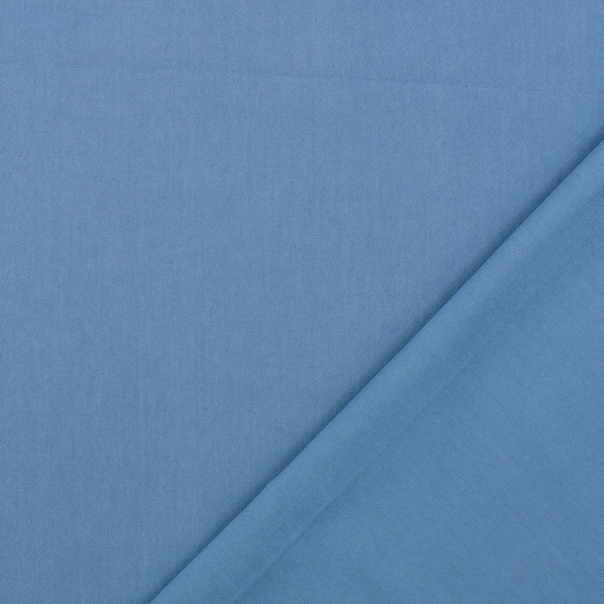 Elegance Solid Sky Blue Stretch Viscose Poplin Fabric