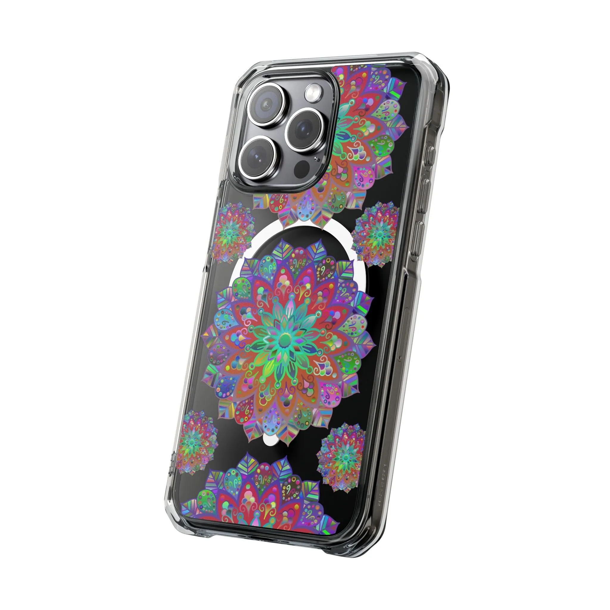 Elegant Mandala MagSafe®-Compatible iPhone 14/15 Impact Case