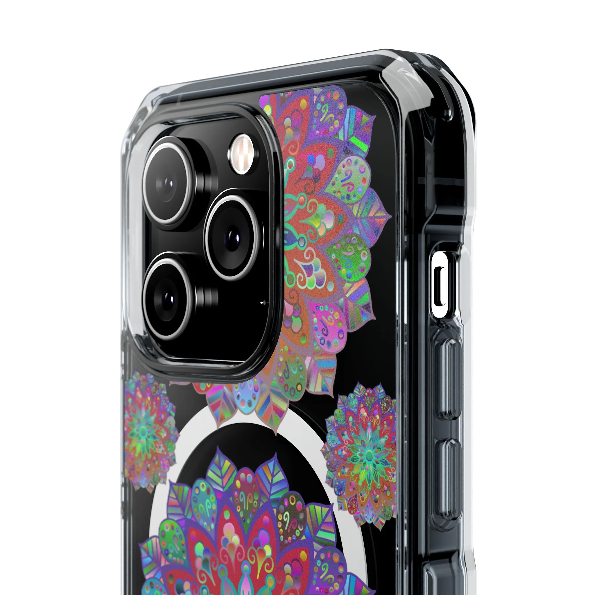 Elegant Mandala MagSafe®-Compatible iPhone 14/15 Impact Case