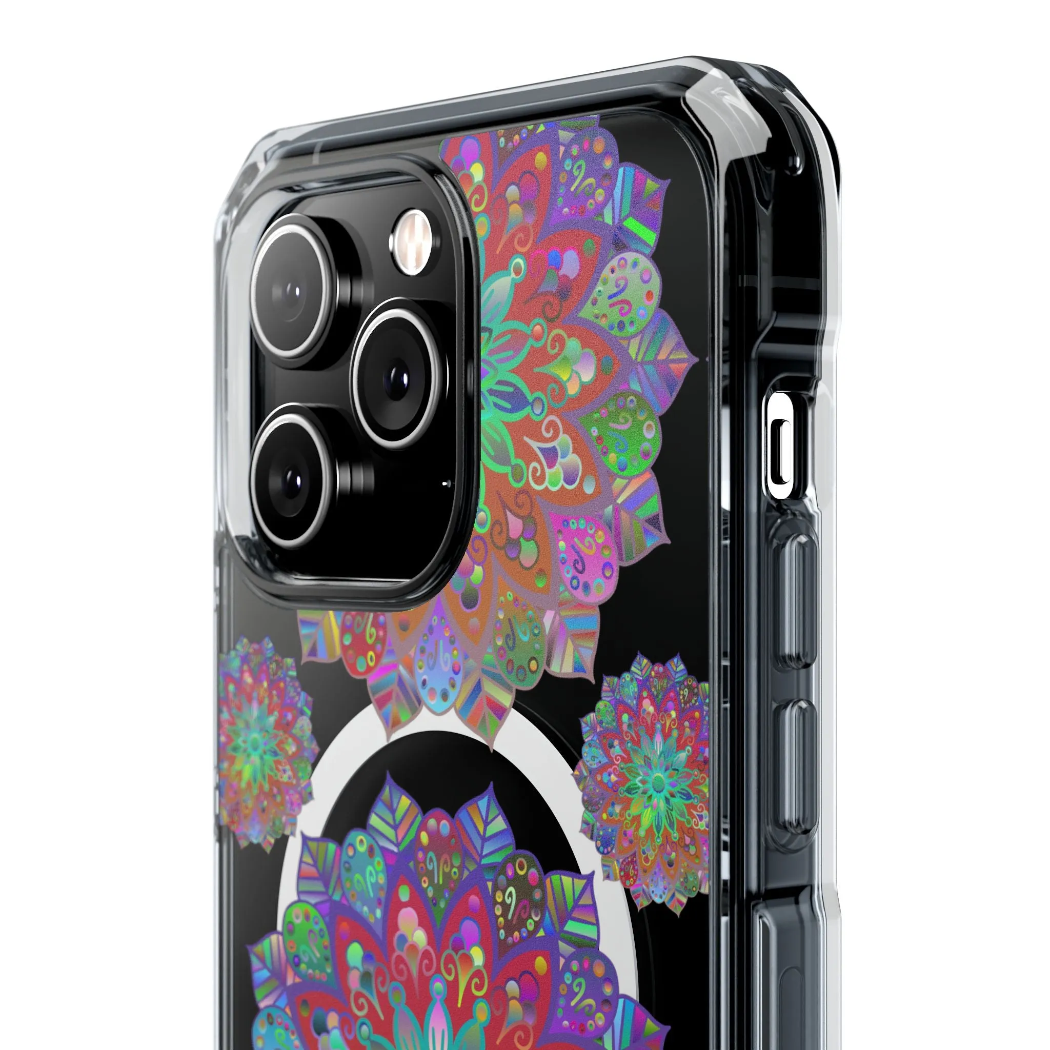 Elegant Mandala MagSafe®-Compatible iPhone 14/15 Impact Case
