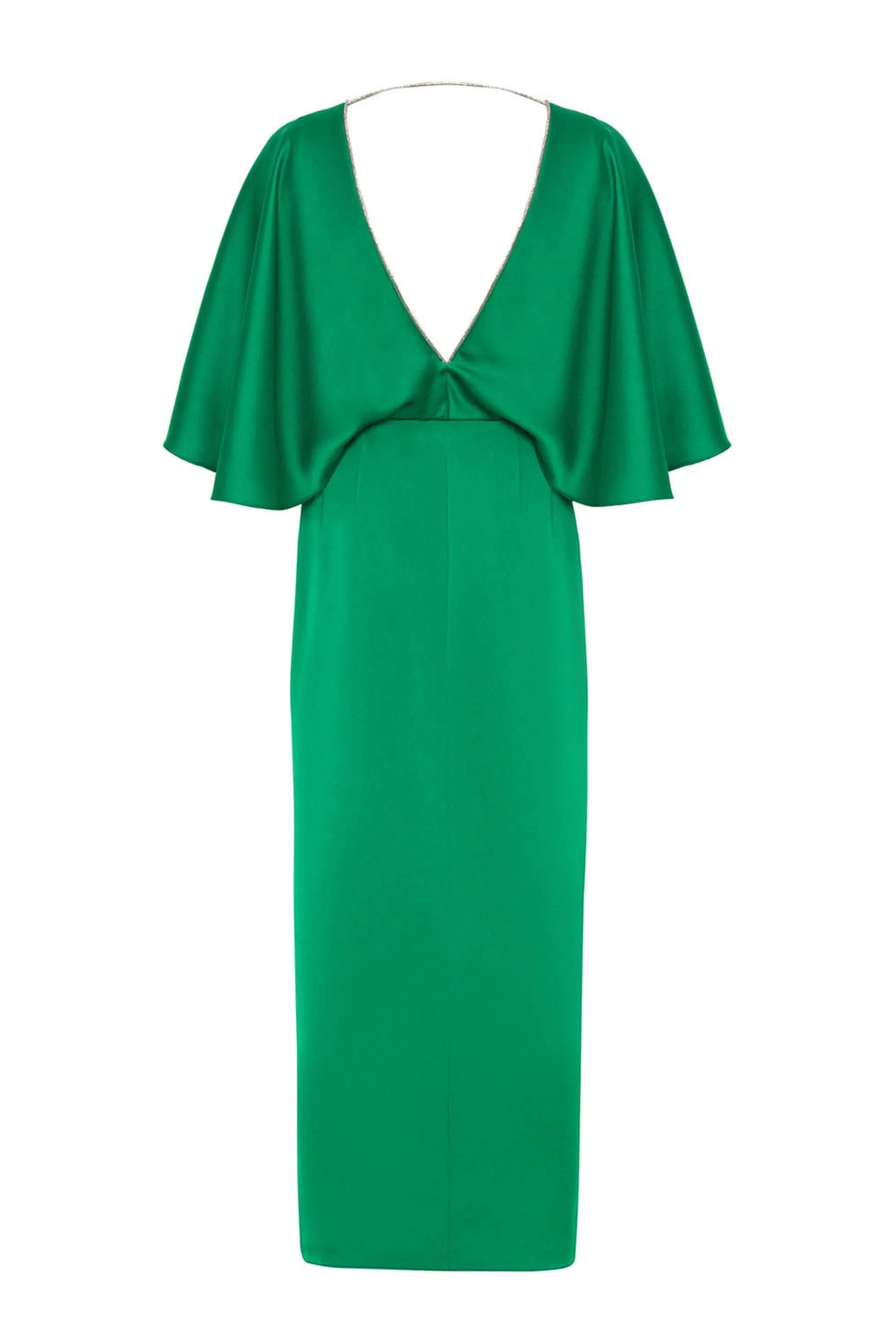 Embellished V-Neck Dress