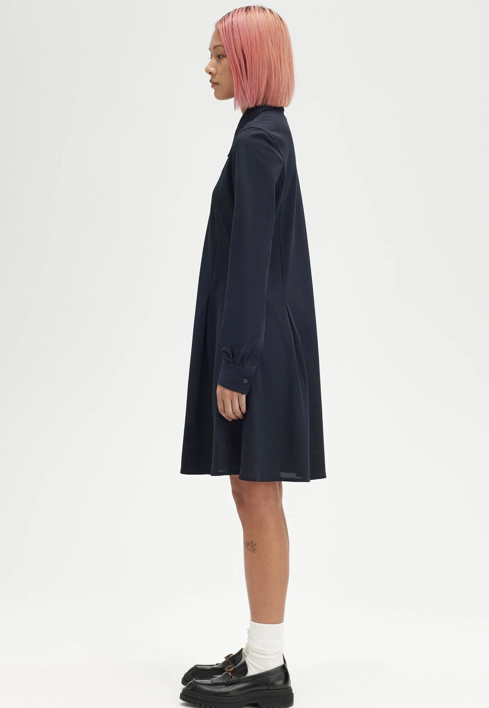 Fred Perry - Woven Mesh Navy - Dress