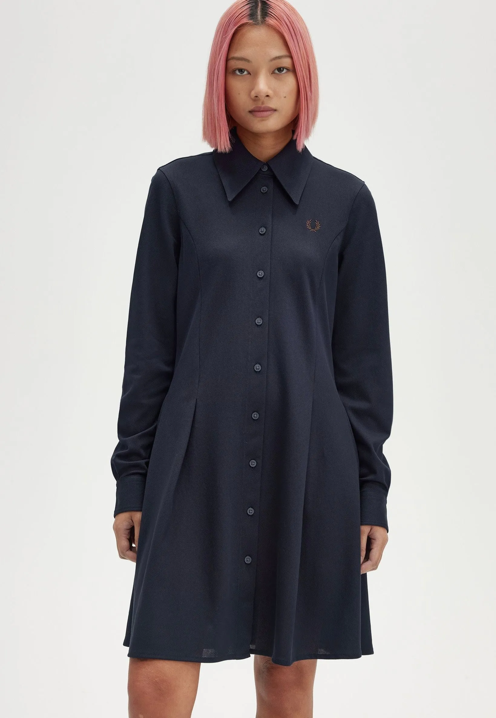 Fred Perry - Woven Mesh Navy - Dress