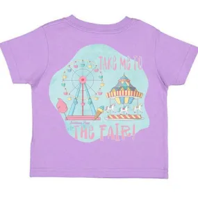 (Girls) Take me to the Fair Short Sleeve Kids Tee (D)