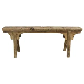 Hokkaido Long Bench, Elm Wood