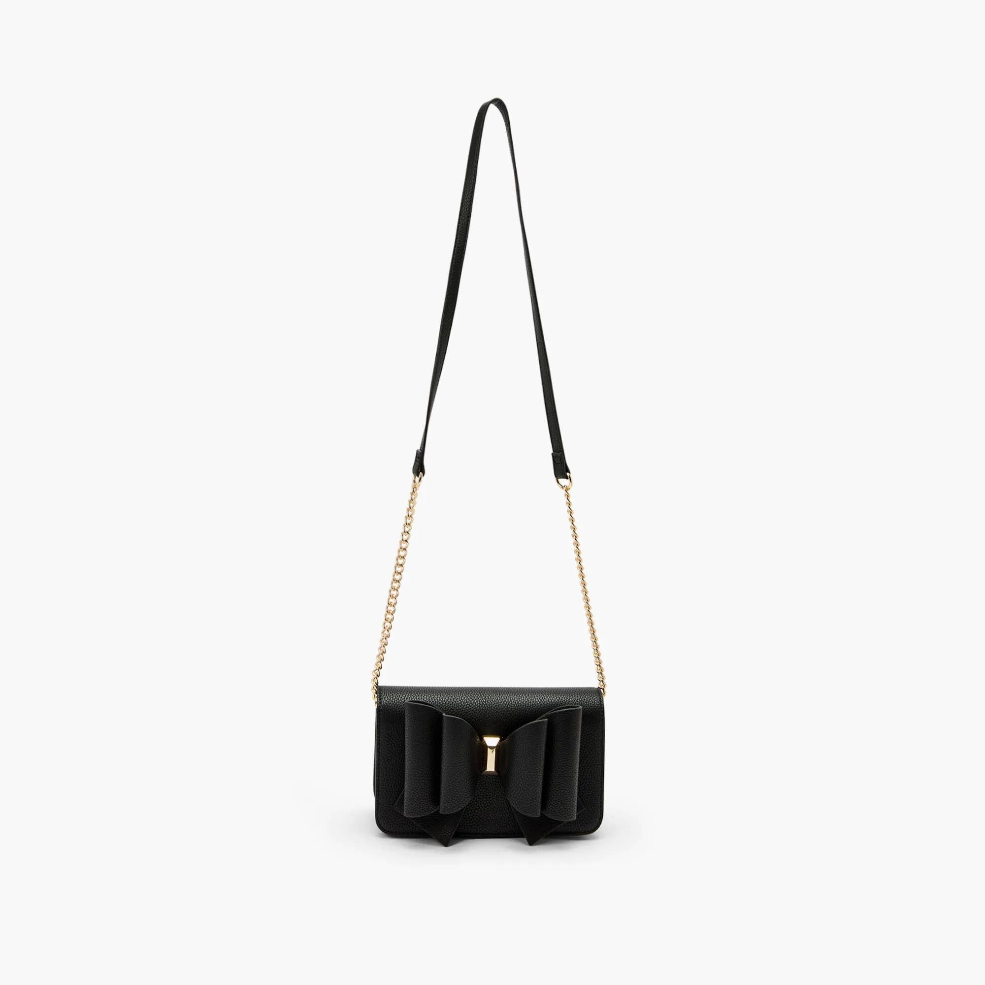 Instant Shipping! Jane Bow Crossbody: Black