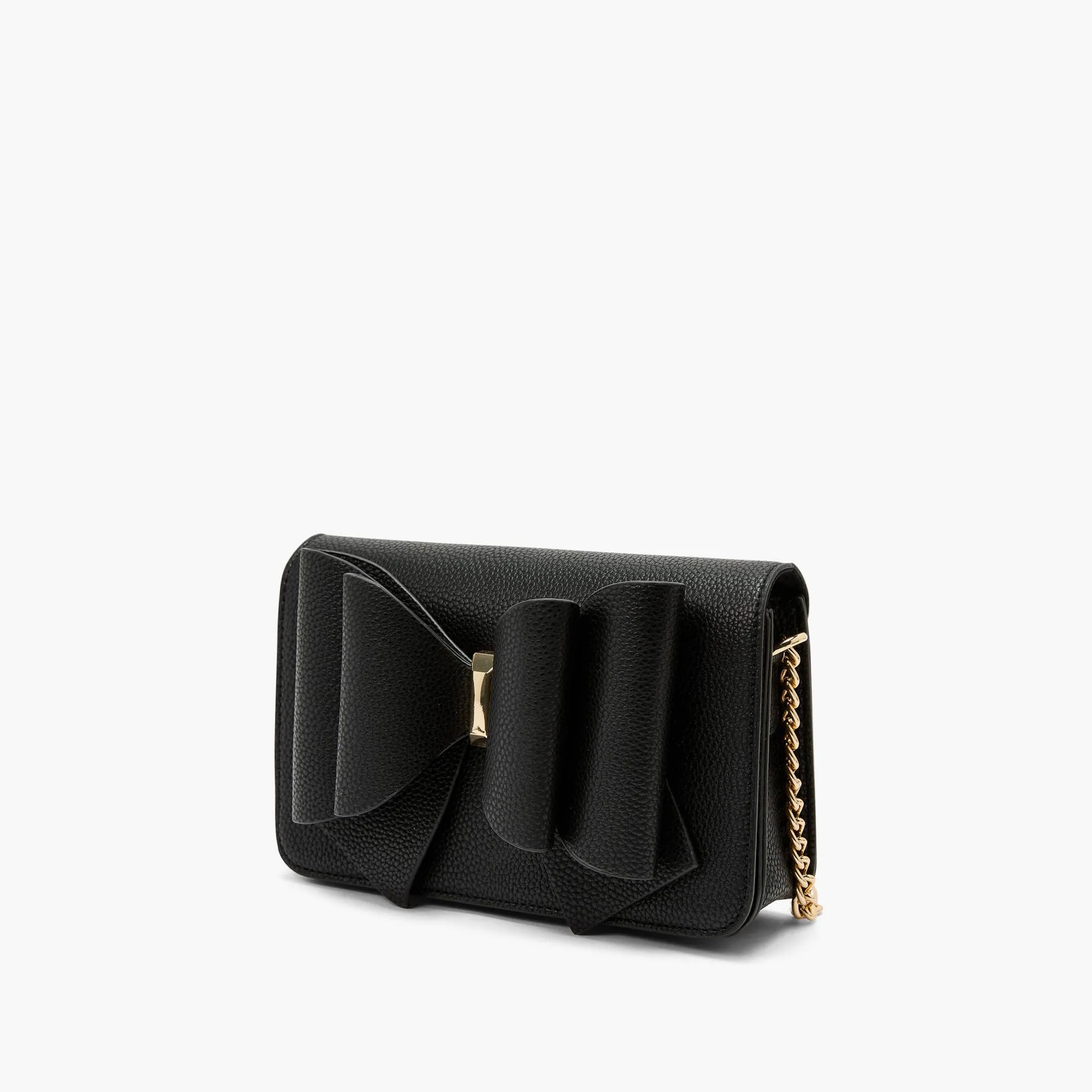 Instant Shipping! Jane Bow Crossbody: Black