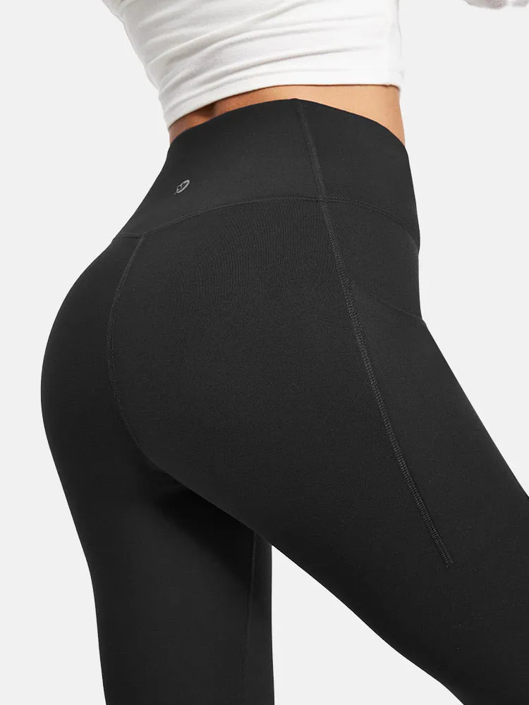 IUGA HeatLab® Water Resistant Fleece Lined Flare Pants With Pockets