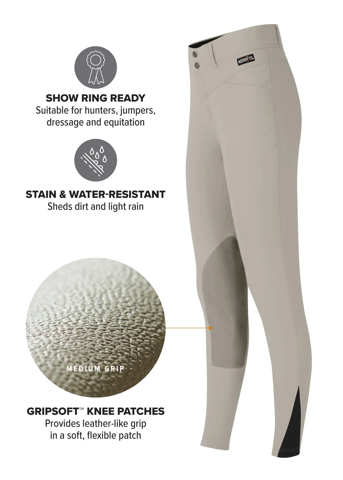 Kids Crossover II® Knee Patch Riding Breech