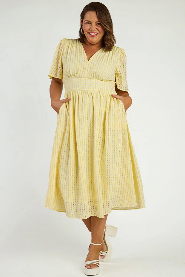 Mable Yellow Dress