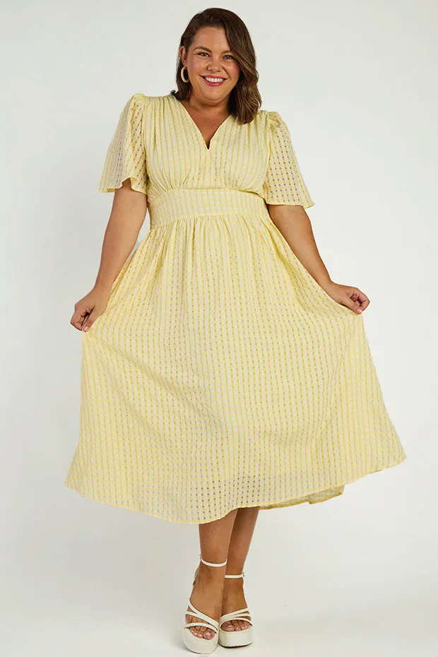 Mable Yellow Dress