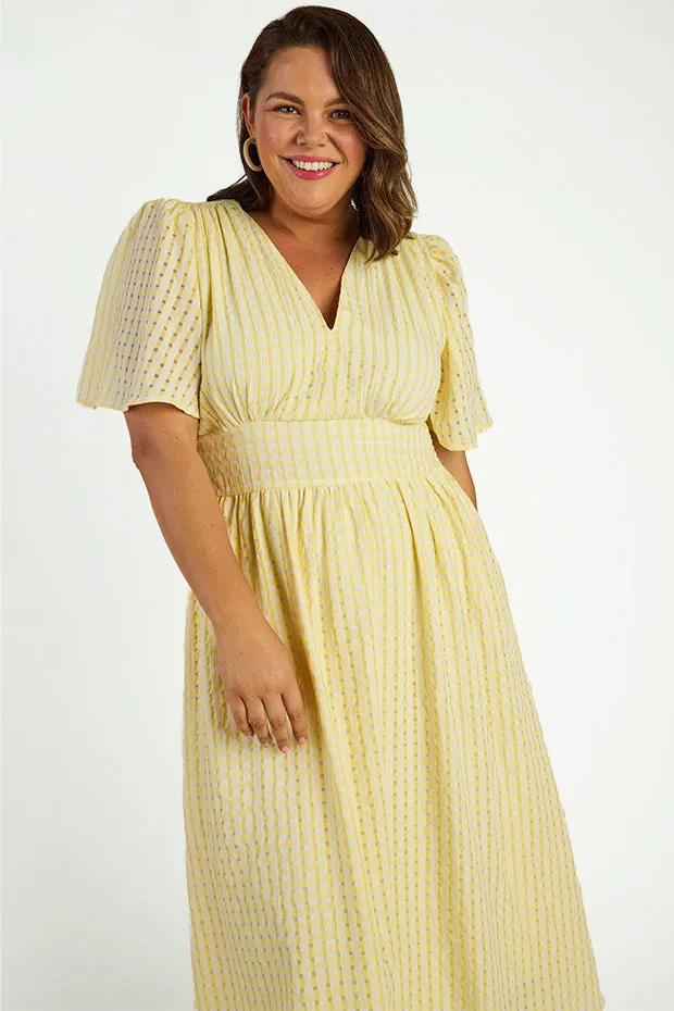 Mable Yellow Dress