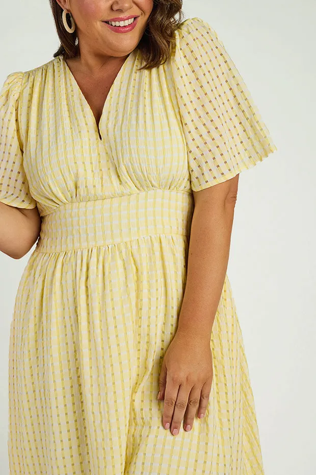 Mable Yellow Dress