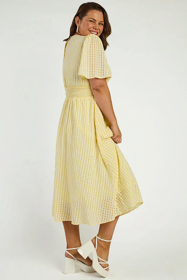 Mable Yellow Dress