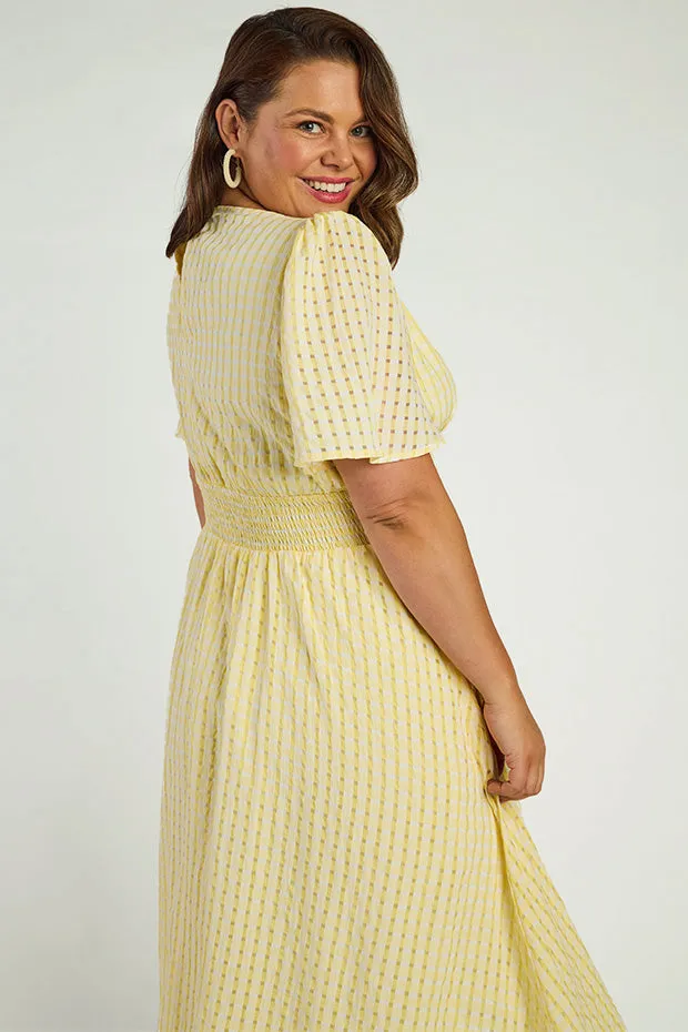 Mable Yellow Dress