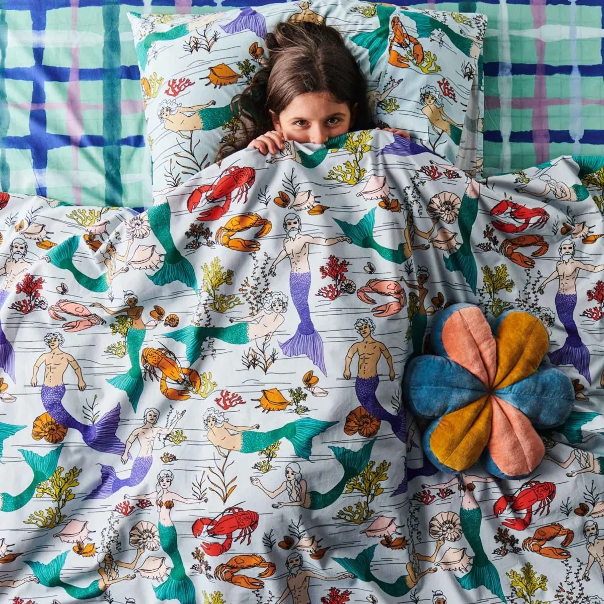 Neptune's Kingdom Organic Cotton Quilt Cover