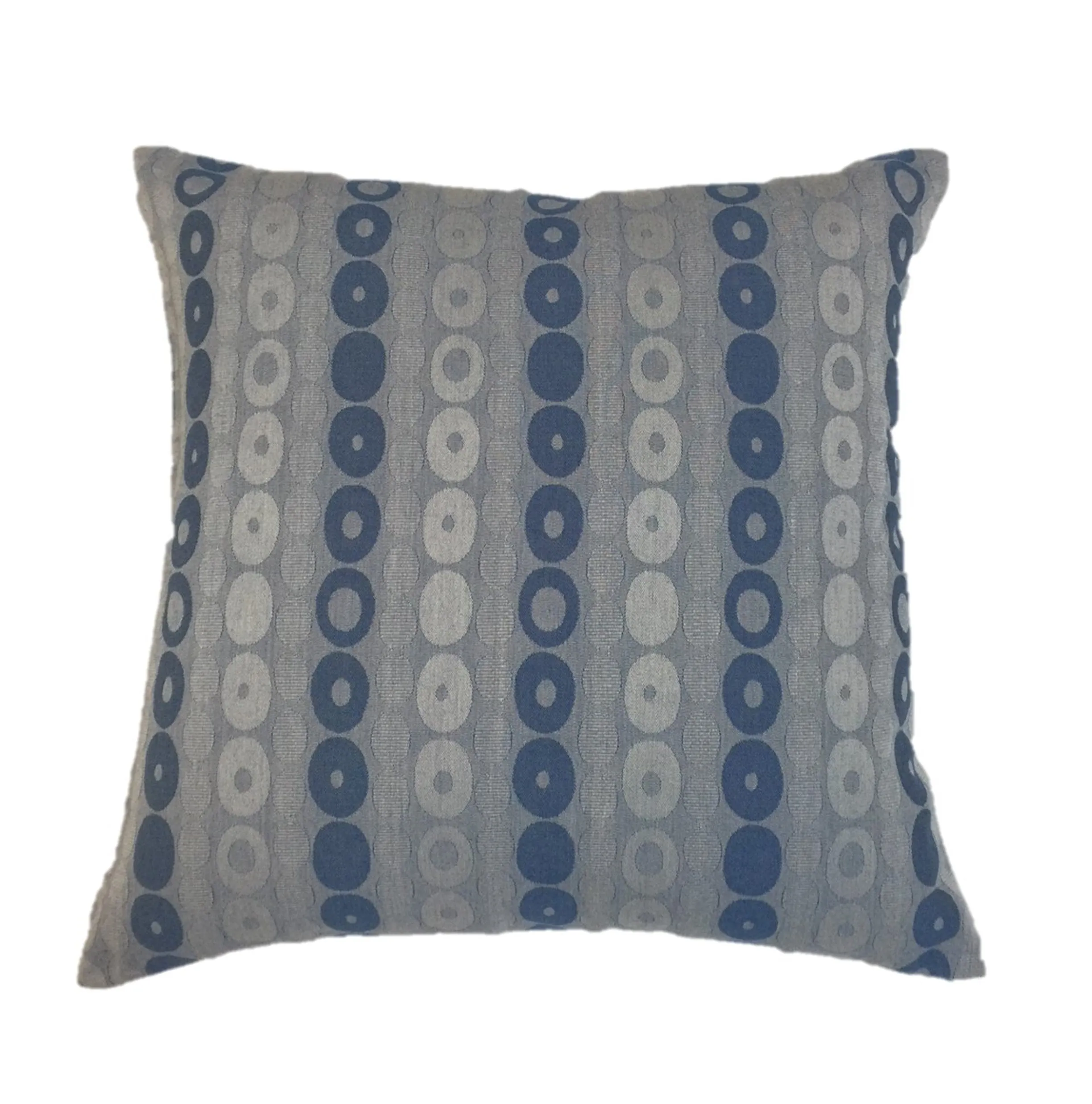 NUNO Throw Pillow Pair: "Donuts" (Blue)