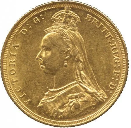Queen Victoria Coin - Gold Sovereign 1887