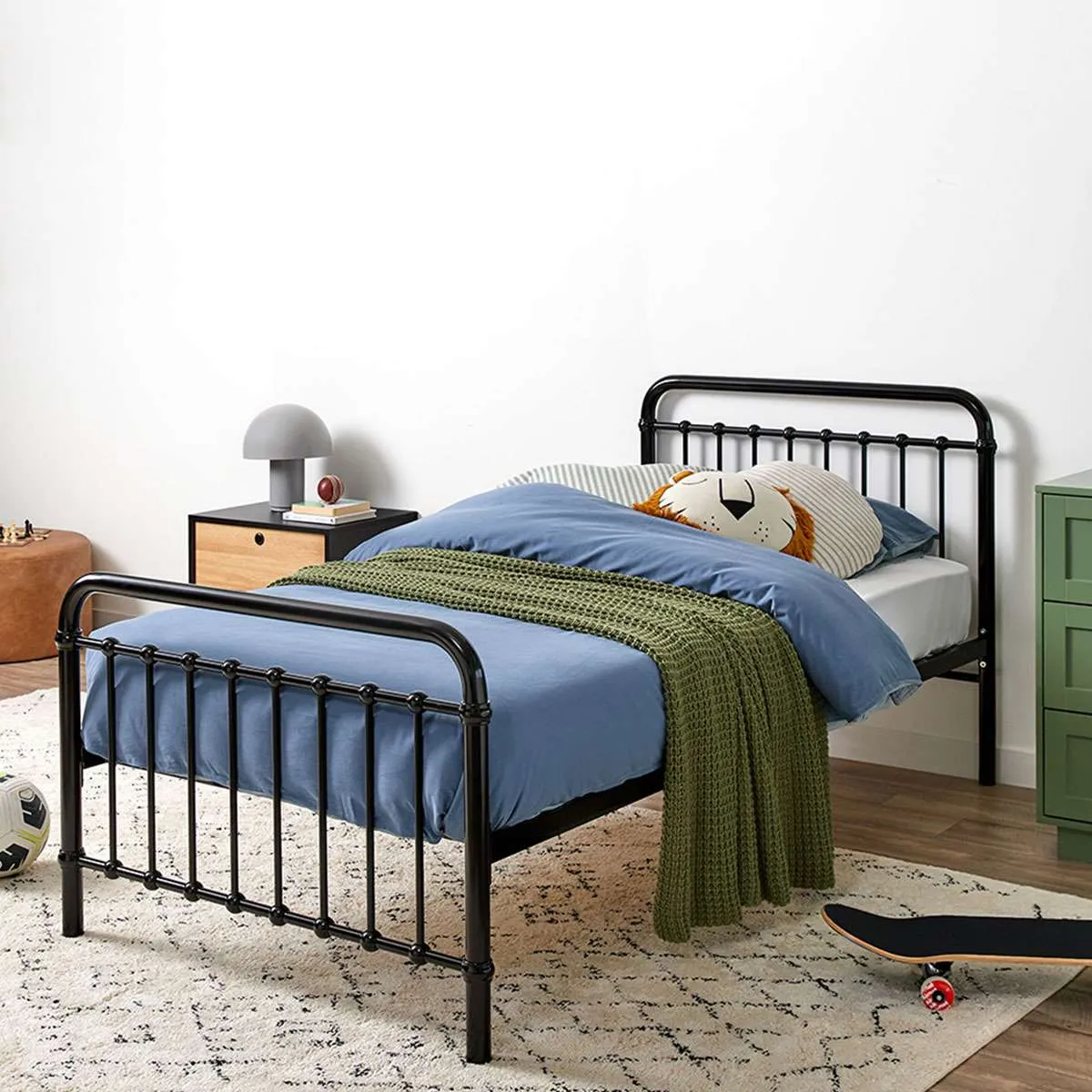 Sonata Bed - King Single - Black