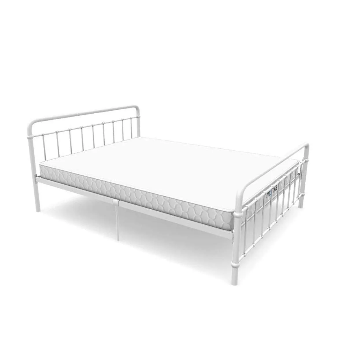 Sonata Queen Bed - White