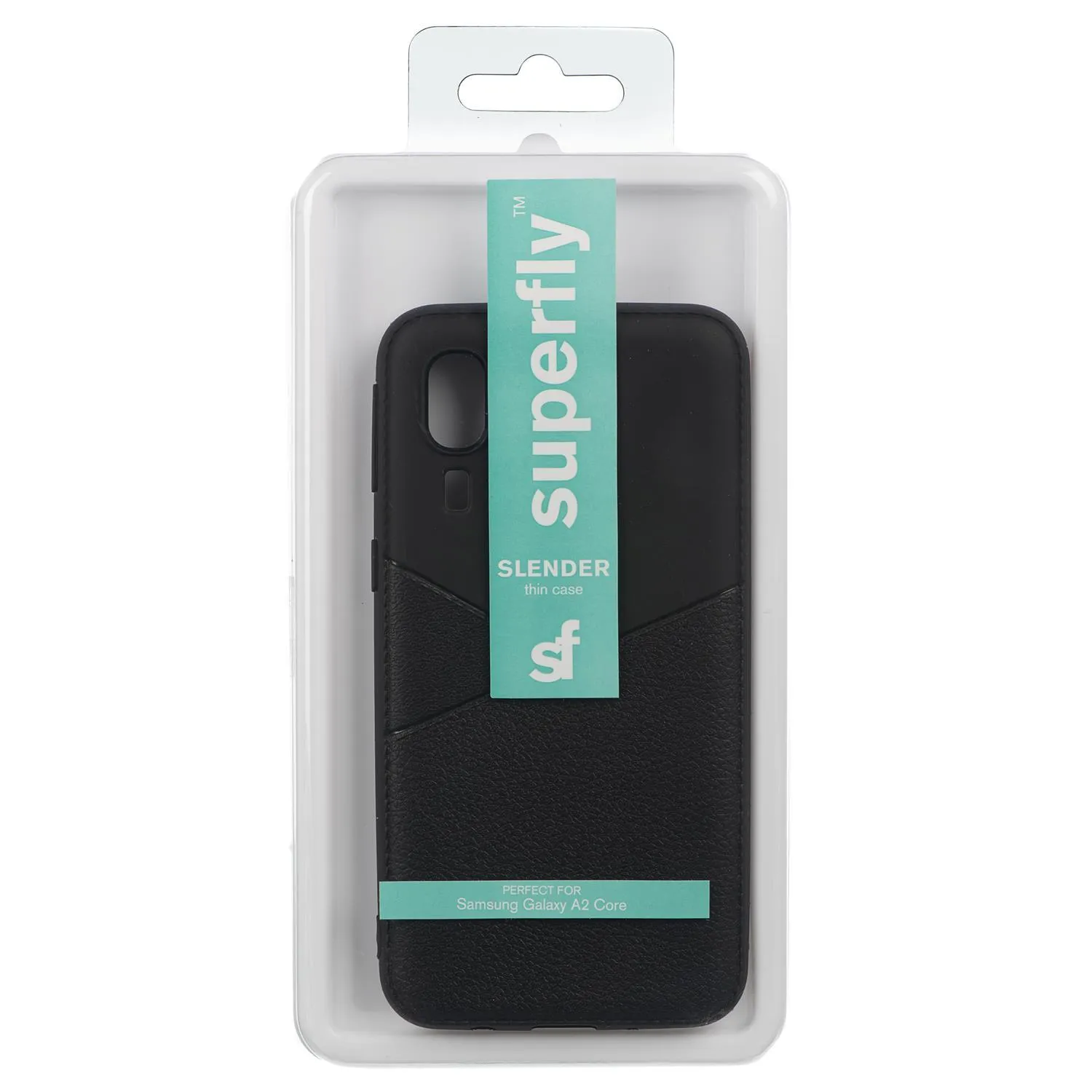 Superfly Slender Thin Case for Samsung Galaxy A2 Core - Black