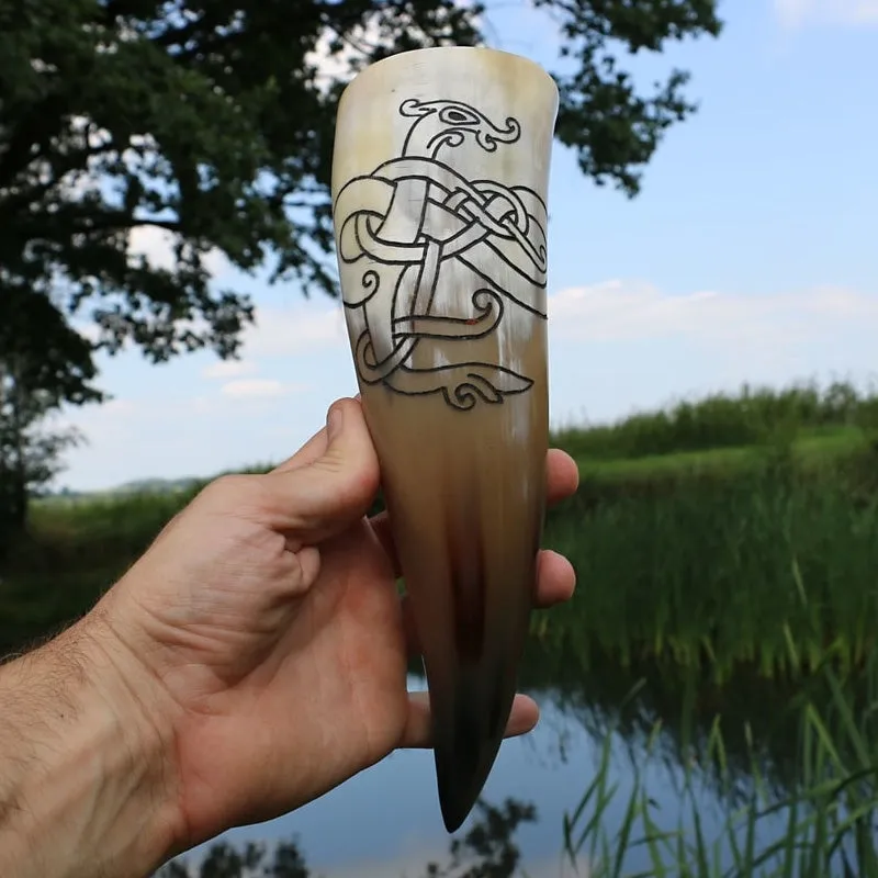 Urnes Dragon Drinking Horn